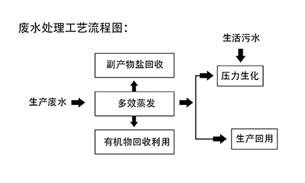 多效蒸發(fā)工藝處理橡膠助劑促進(jìn)劑廢水工藝流程圖